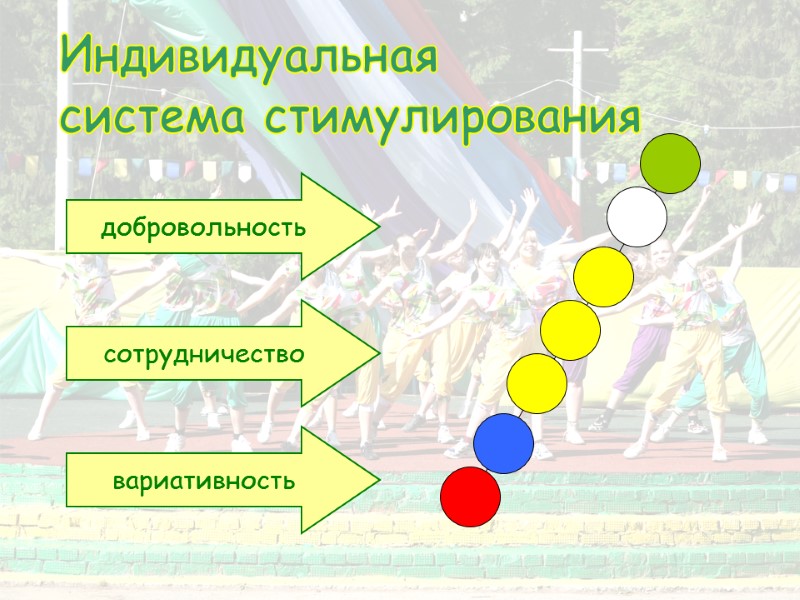 Индивидуальная система стимулирования добровольность сотрудничество вариативность